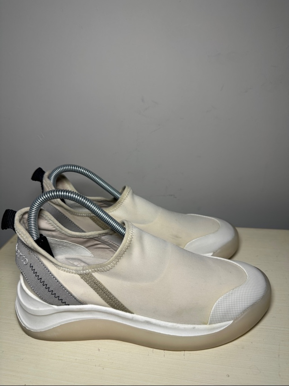 Franco Sarto Beige Mendora Slip-On Sneaker